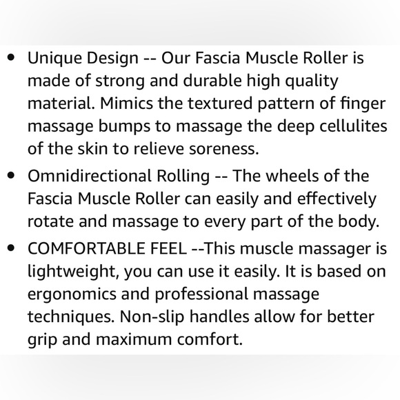 Deep Massage Tool for Muscle Soreness, Stiffness & Tightness for Calf, Arm, Neck - Picture 7 of 10